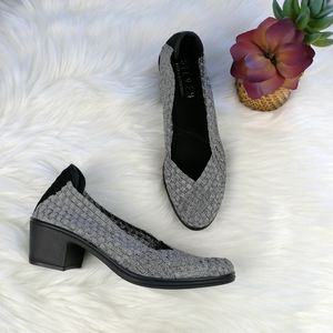 Steven By Steve Madden Pree Woven Stretch Heels